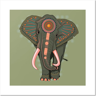 Indian Elephant Posters and Art